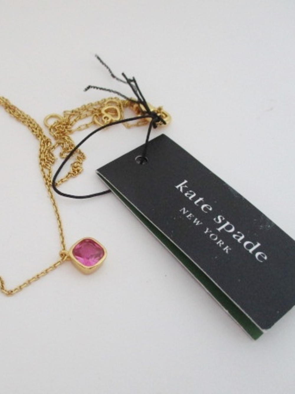 KATE SPADE - Bubbly Bezel Mini Pendant Necklace